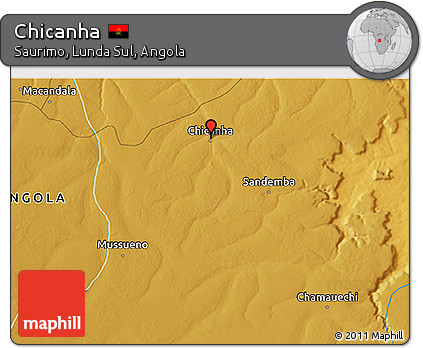 Physical 3D Map of Chicanha