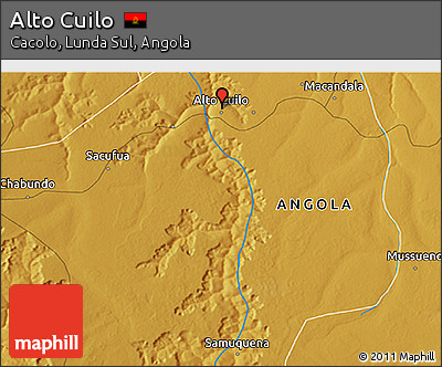 Physical 3D Map of Alto Cuilo