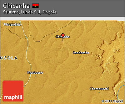 Physical 3D Map of Chicanha