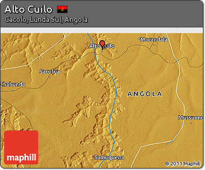 Physical 3D Map of Alto Cuilo