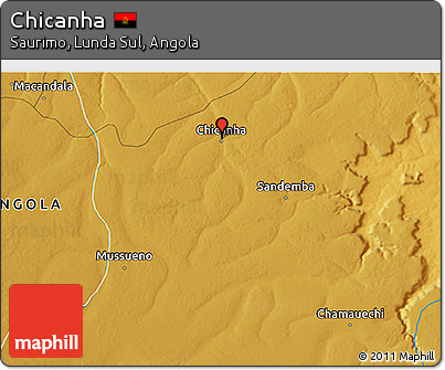 Physical 3D Map of Chicanha