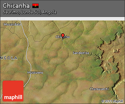 Satellite 3D Map of Chicanha