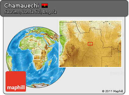 Physical Location Map of Chamauechi