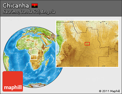 Physical Location Map of Chicanha