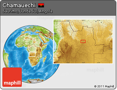Physical Location Map of Chamauechi