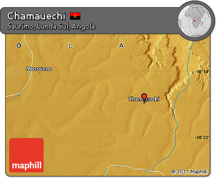 Physical Map of Chamauechi