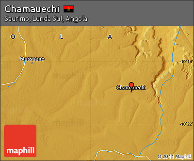 Physical Map of Chamauechi