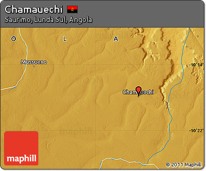 Physical Map of Chamauechi