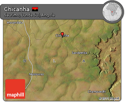 Satellite Map of Chicanha