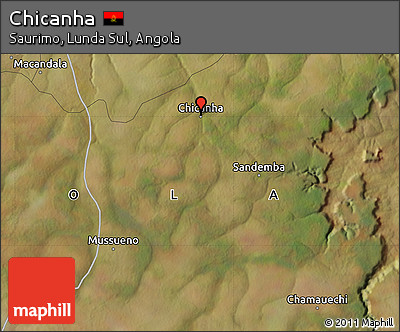 Satellite Map of Chicanha