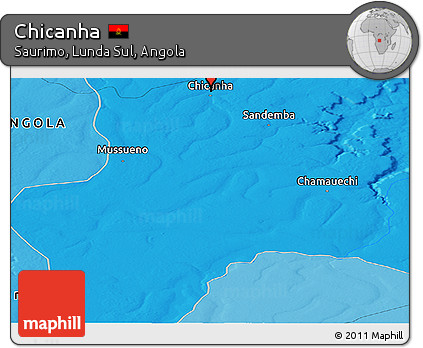 Political Panoramic Map of Chicanha