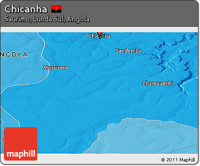 Political Panoramic Map of Chicanha