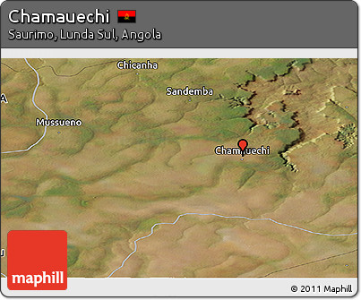 Satellite Panoramic Map of Chamauechi