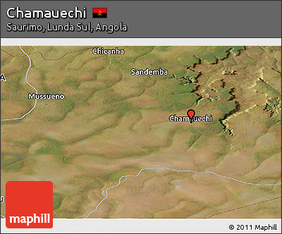 Satellite Panoramic Map of Chamauechi