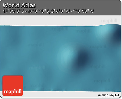 Satellite 3D Map of the Area around 10° 17' 43" S, 1° 37' 30" W