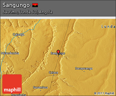 Physical 3D Map of Sangungo