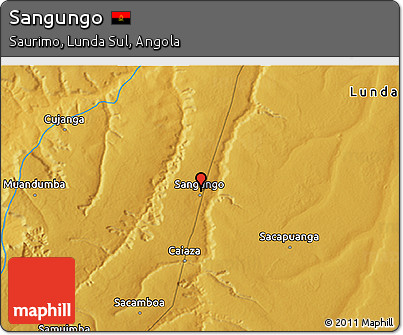 Physical 3D Map of Sangungo