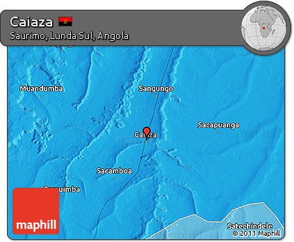 Political 3D Map of Caiaza