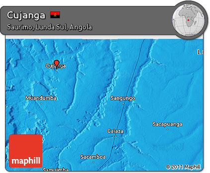 Political 3D Map of Cujanga