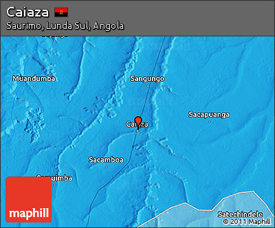 Political 3D Map of Caiaza