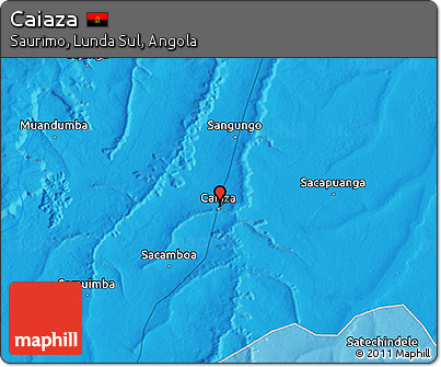 Political 3D Map of Caiaza