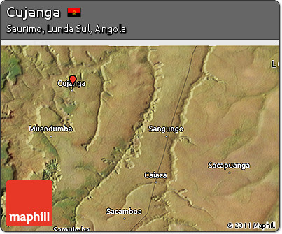 Satellite 3D Map of Cujanga