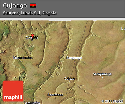 Satellite 3D Map of Cujanga