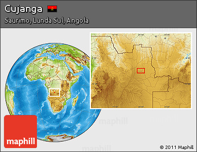 Physical Location Map of Cujanga