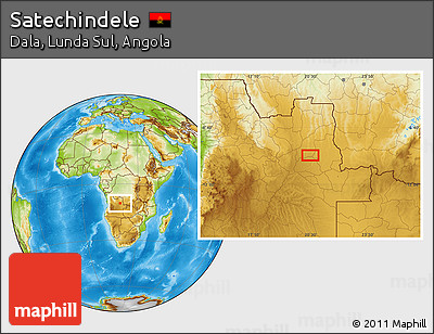 Physical Location Map of Satechindele