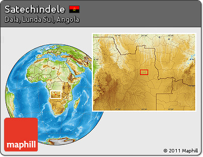 Physical Location Map of Satechindele