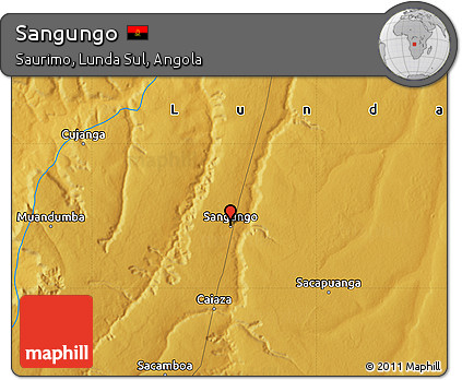 Physical Map of Sangungo