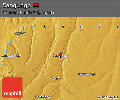 Physical Map of Sangungo