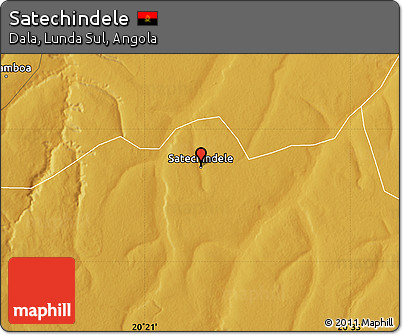 Physical Map of Satechindele