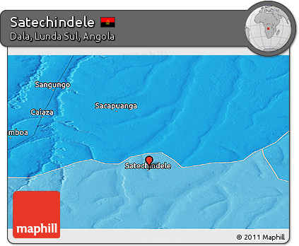 Political Panoramic Map of Satechindele