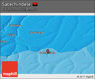 Political Panoramic Map of Satechindele