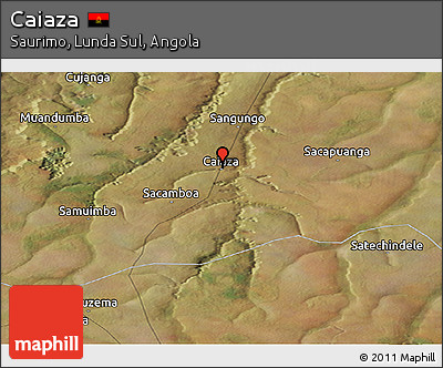 Satellite Panoramic Map of Caiaza