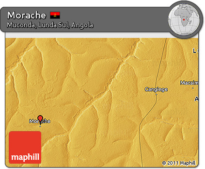 Physical 3D Map of Morache