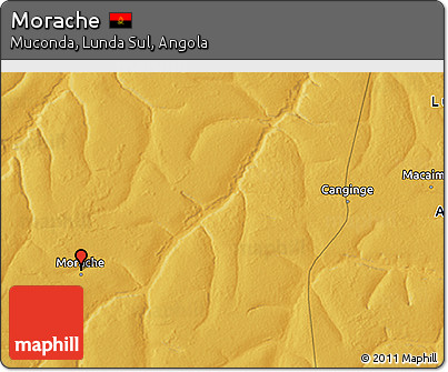 Physical 3D Map of Morache