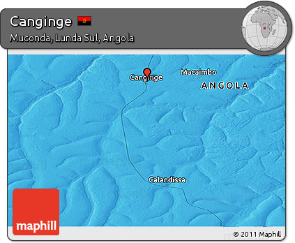 Political Panoramic Map of Canginge