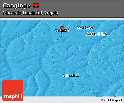 Political Panoramic Map of Canginge