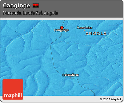 Political Panoramic Map of Canginge