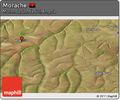 Satellite Panoramic Map of Morache