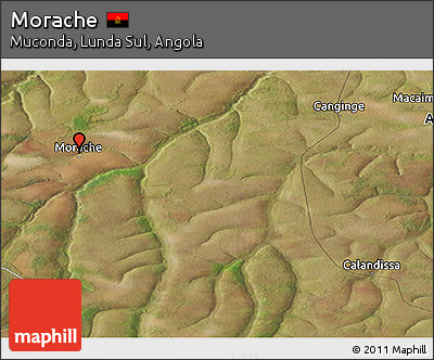 Satellite Panoramic Map of Morache