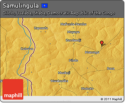 Physical 3D Map of Samulingula