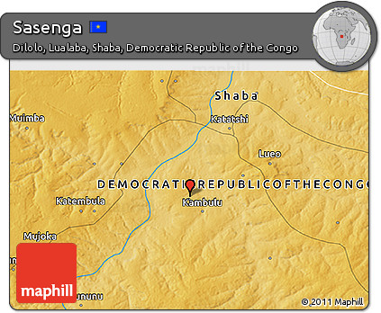 Physical 3D Map of Sasenga
