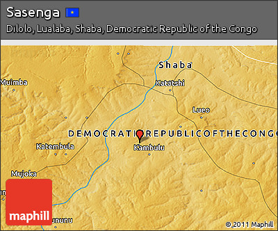 Physical 3D Map of Sasenga