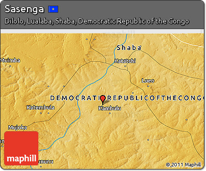 Physical 3D Map of Sasenga