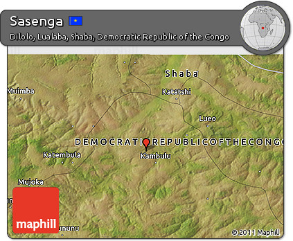 Satellite 3D Map of Sasenga