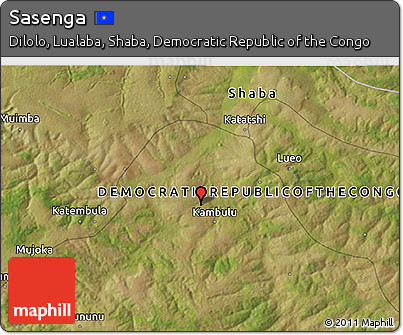 Satellite 3D Map of Sasenga
