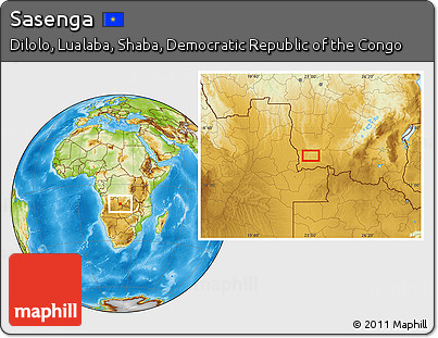 Physical Location Map of Sasenga